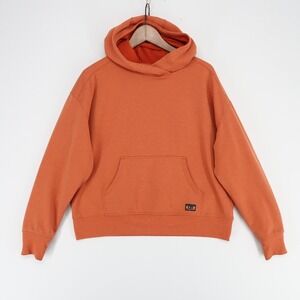 Outdoor Research Hoodie Womens Medium Orange Essential Fleece Pullover
